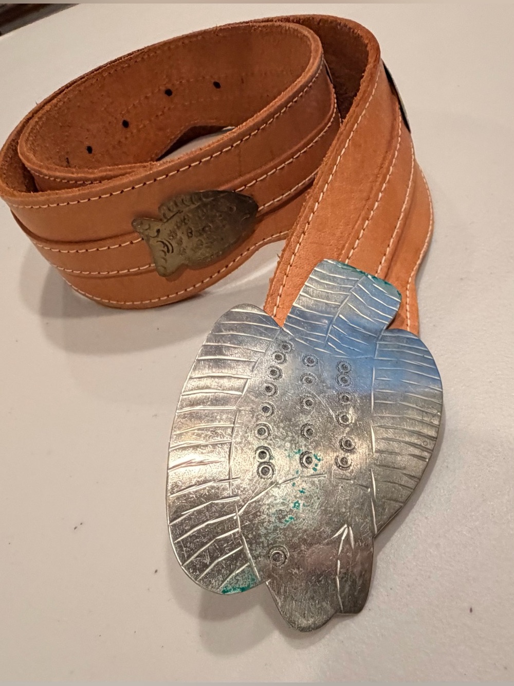 Vintage: Chico’s | Genuine Leather Southwestern Western Concho Belt